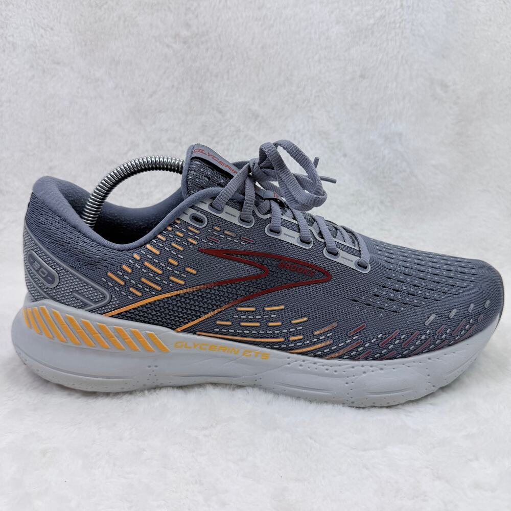 Brooks Glycerin GTS 20 Mens Running Shoes Gray Size 10 D Medium